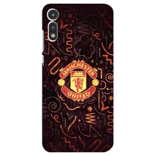 Чехол Манчестер Юнайтед для Мото Е 2020 (AlphaPrint) – эмблема МЮ