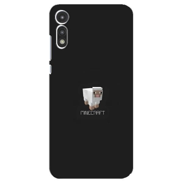 Чохол Майнкрафт на Motorola MOTO E 2020 (AlphaPrint) Minecraft – Овечка Майнкрафт