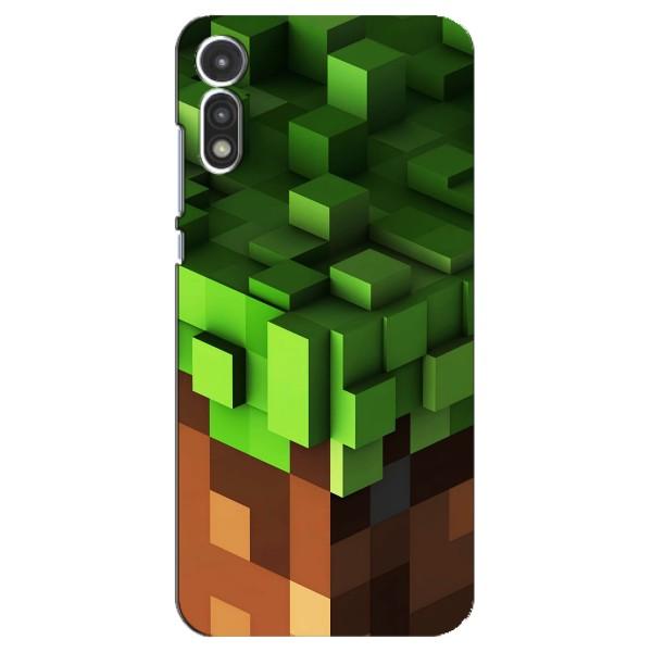 Чохол Майнкрафт на Motorola MOTO E 2020 (AlphaPrint) Minecraft – текстура Майнкрафт