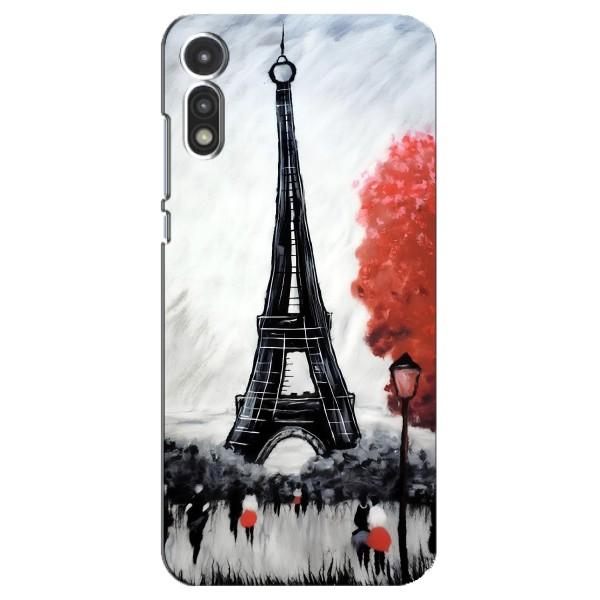 Чехол Эйфелева Башня для Motorola MOTO E 2020 - (AlphaPrint) – Башня в Париже