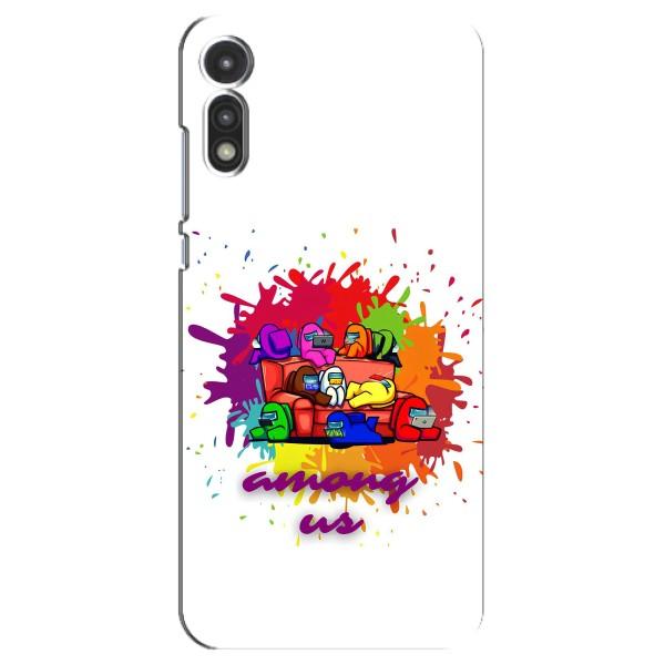 Чохли Амонг Ас для Motorola MOTO E 2020 (AlphaPrint) – Яскравий АмонгАс