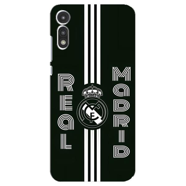 ФК Реал Мадрид чехлы для Motorola MOTO E 2020 (AlphaPrint) – черно белый Реал