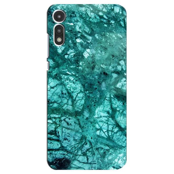 Мраморний чехол на Motorola MOTO E 2020 (VPrint) – Зелений мрамор