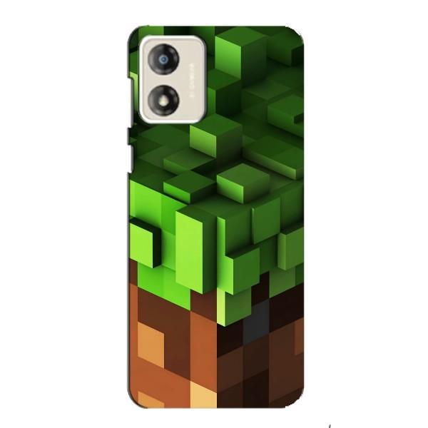 Чехол Майнкрафт на Motorola MOTO E13 (AlphaPrint) Minecraft – текстура Майнкрафт