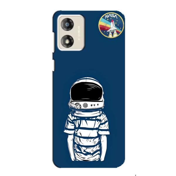 Чехол NASA для Motorola MOTO E13 (AlphaPrint) – Мальчик в шлеме