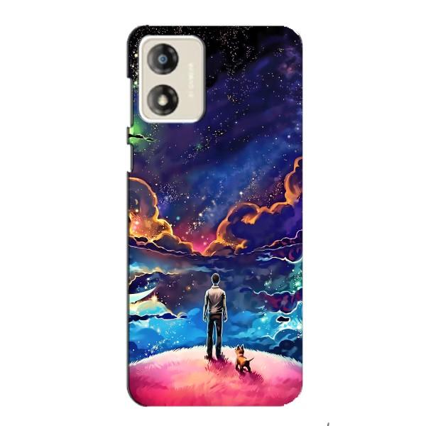 Космические Чехлы для Мото Е13 (VPrint) – Галактический вид