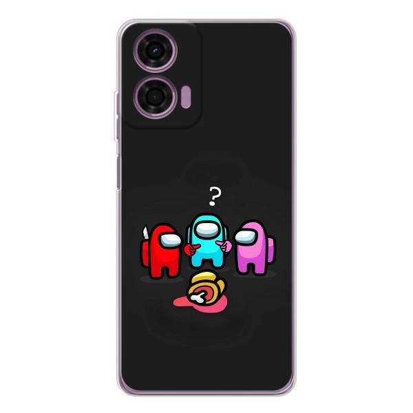 Чохли Амонг Ас для Motorola Moto E14 (AlphaPrint) – Імпостер