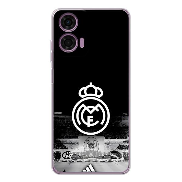 ФК Реал Мадрид чехлы для Motorola Moto E14 (AlphaPrint) – эмблема Реал Мадрид