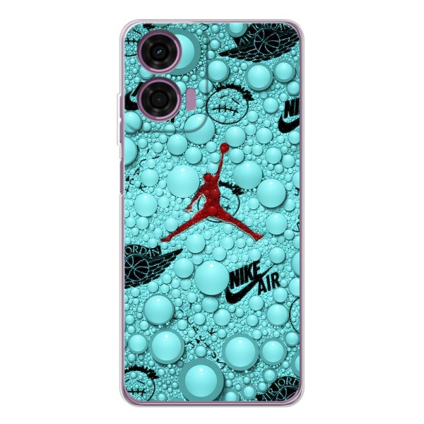 Силиконовый Чехол Nike Air Jordan на Мото Е14 – Джордан Найк