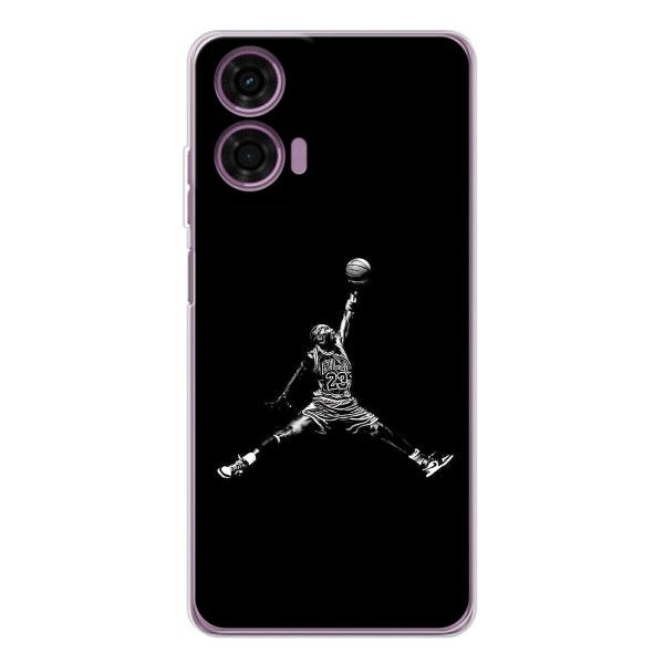 Силиконовый Чехол Nike Air Jordan на Мото Е14 – Джордан