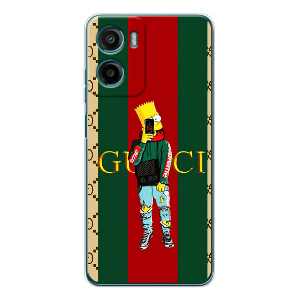 Бренднові Чохли для Motorola Moto E15 - (PREMIUMPrint) – Барт ГУЧЧІ