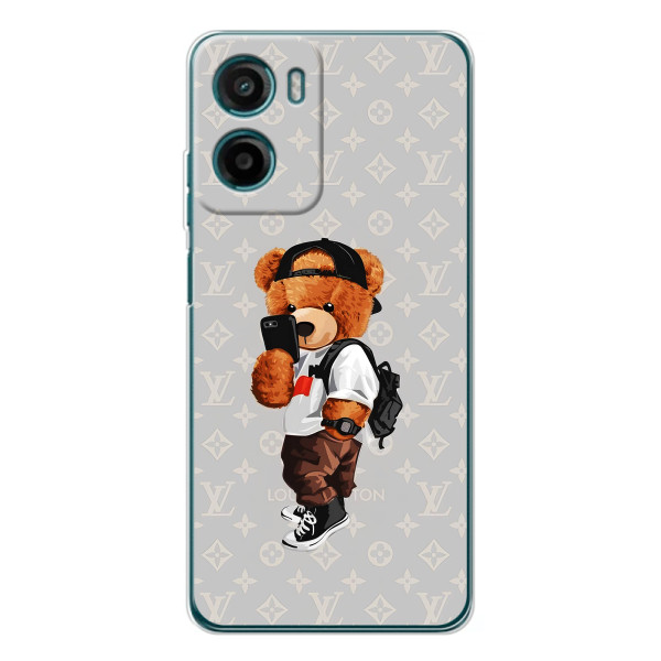 Бренднові Чохли для Motorola Moto E15 - (PREMIUMPrint) – Ведмедик Луі