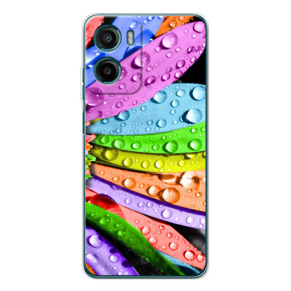 Чехлы (ART) Цветы на Motorola Moto E15 (VPrint) – Семицветик