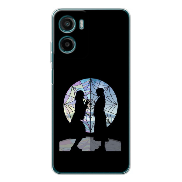 Чохли Венсдей на Motorola Moto E15 Уенсдей (AlphaPrint) – кімната Венздей