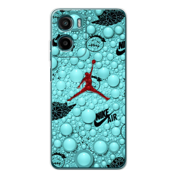 Силиконовый Чехол Nike Air Jordan на Мото Е15 – Джордан Найк