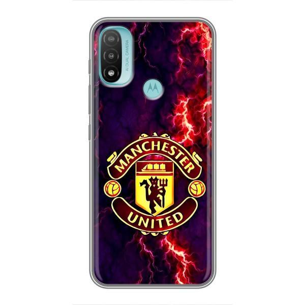 Чохол Манчестер Юнайтед для Моторола МОТО Е20 (AlphaPrint) – вогняний Манчестер