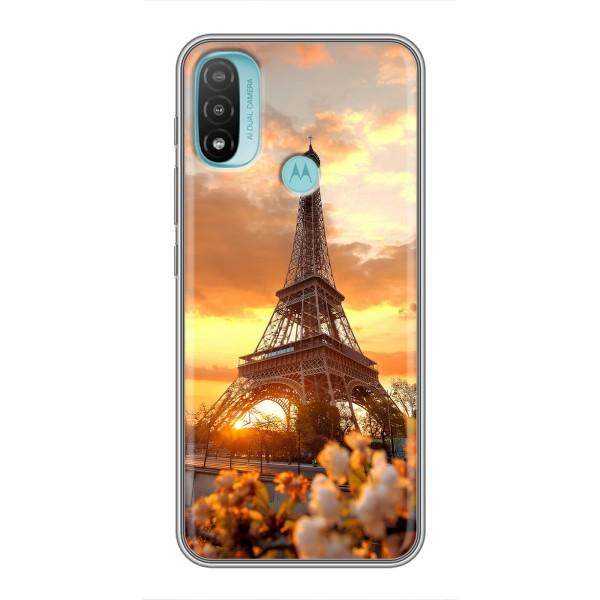 Чехол Эйфелева Башня для Motorola MOTO E20 - (AlphaPrint) – Солнечная башня