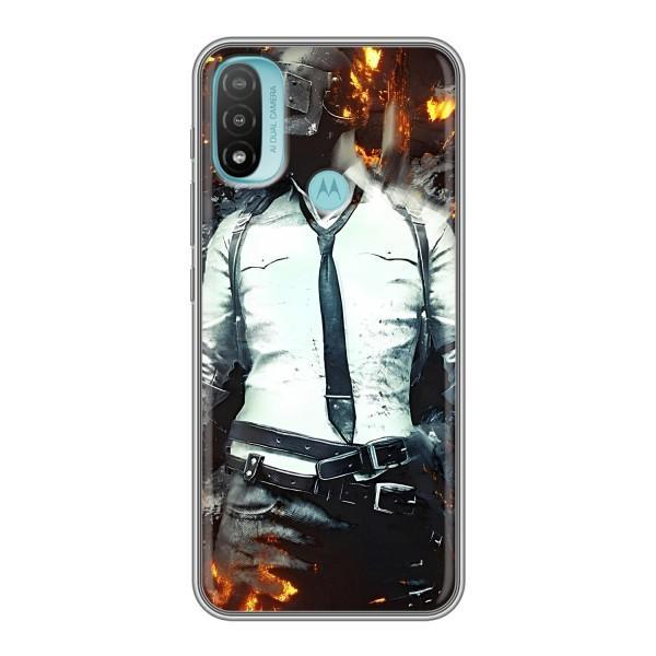 Чохол з картинкою "Герой Pubg" на Motorola MOTO E20 – Man Пубг