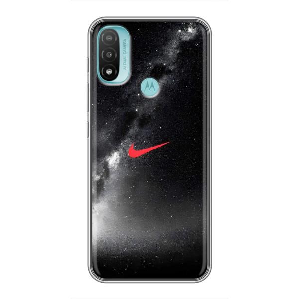 Чохол для Motorola MOTO E20 - з принтом Найк (AlphaPrint) – Найк червоний