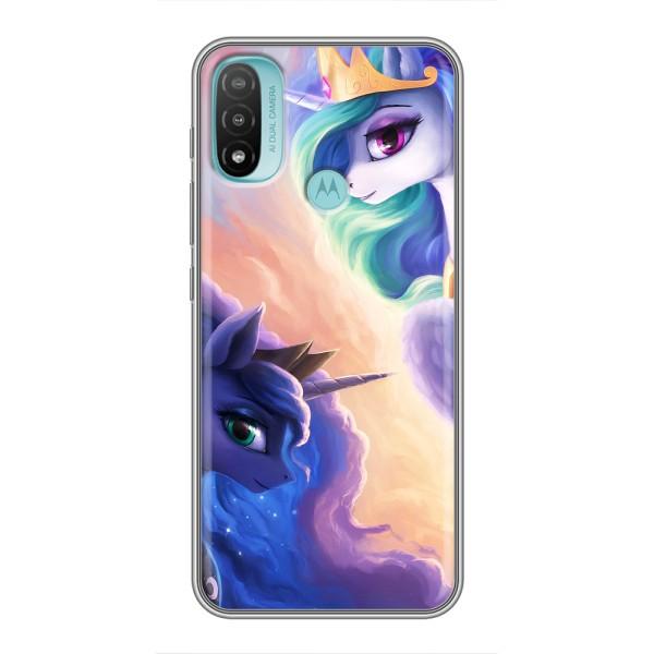 Чехол для Мото Е20 - (Единорожки - Новинки) (AlphaPrint) – Единорожки