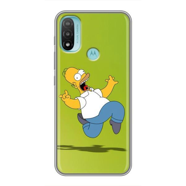Чjхол з Сімпсонами для Motorola MOTO E20 (VPrint) – Гомер Сімпсон