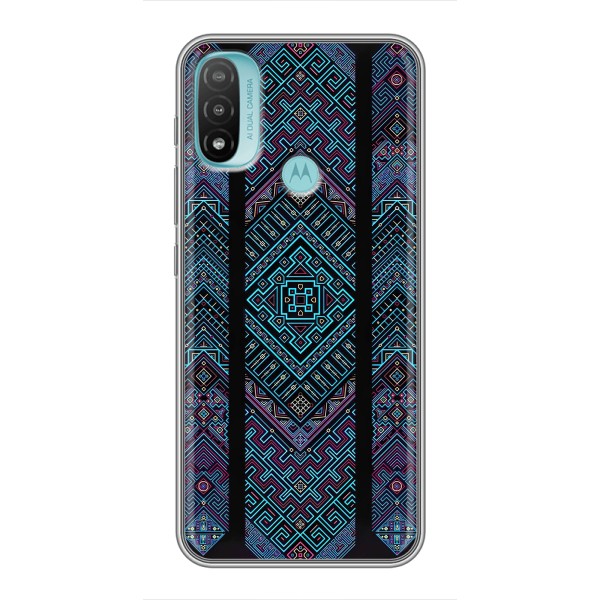 Силиконовый Чехол на Motorola MOTO E20 – Крутой орнамент