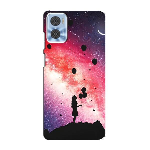 Чехлы для любимой на Моторола Мото е22 (VPrint) – З Кульками