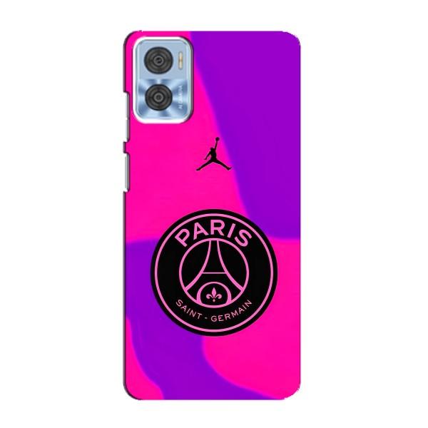 Чохли PSG для Motorola MOTO E22 (AlphaPrint) – яскравий ПСЖ