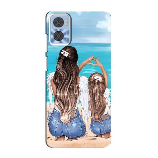 Чохол з друком для Motorola MOTO E22 - (Мама з дитинкою) (AlphaPrint) – Мама з донькою