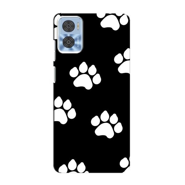 Чохли з собаками для Motorola MOTO E22 (VPrint) – Сліди собаки