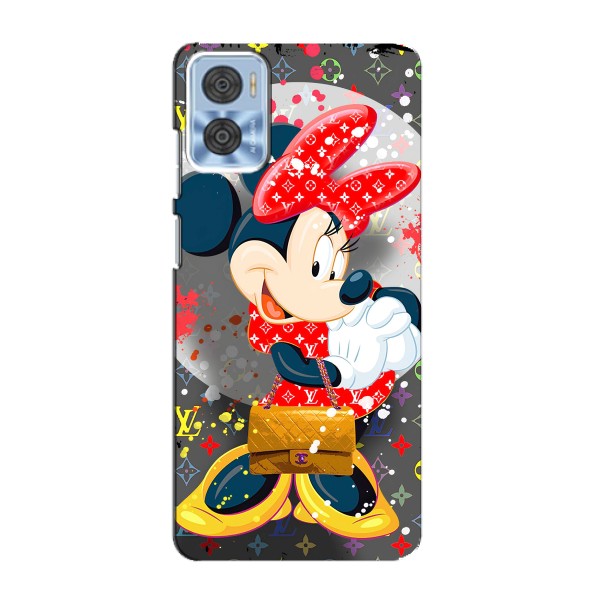 Чохол Disney Mouse Motorola MOTO E22 (PREMIUMPrint) – Minni з бантіком