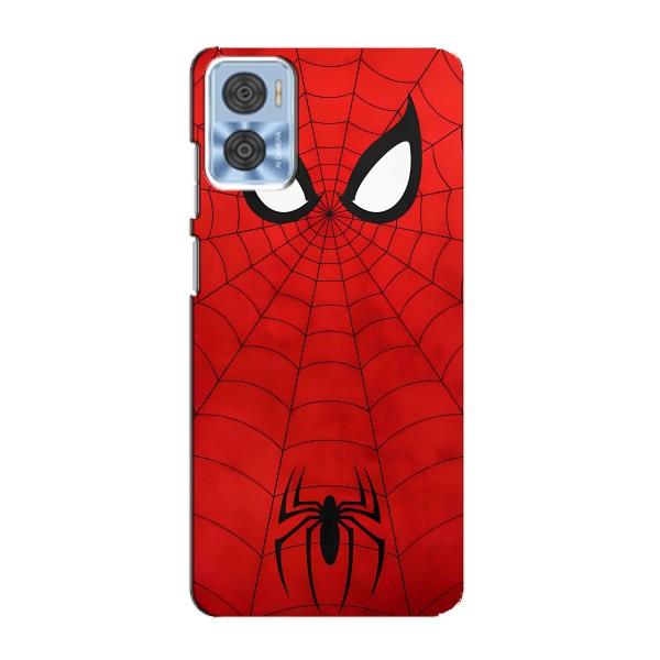 Чохол з людиною павуком для Motorola MOTO E22 - (AlphaPrint) – Павук (Марвел)