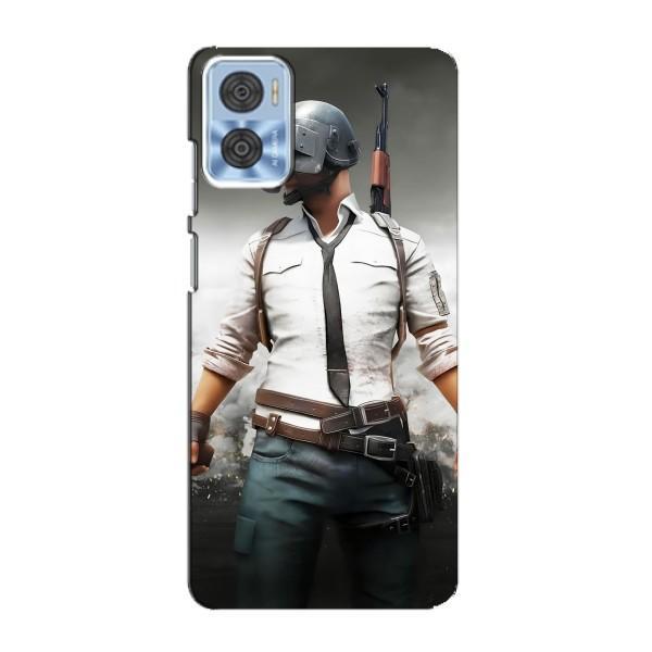 Чеjхол PUBG для Моторола Мото е22 (AlphaPrint) – Пабг мен