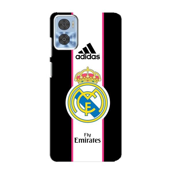 ФК Реал Мадрид чохли для Motorola MOTO E22 (AlphaPrint) – лого Real Madrid