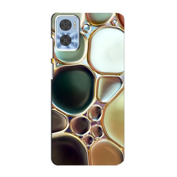 Мраморний чехол на Motorola MOTO E22 (VPrint) – Радужний Мрамор