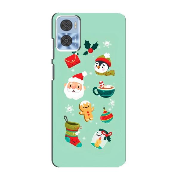 Новогодние Чехлы для Моторола Мото Е22 (VPrint) – Настроение НГ