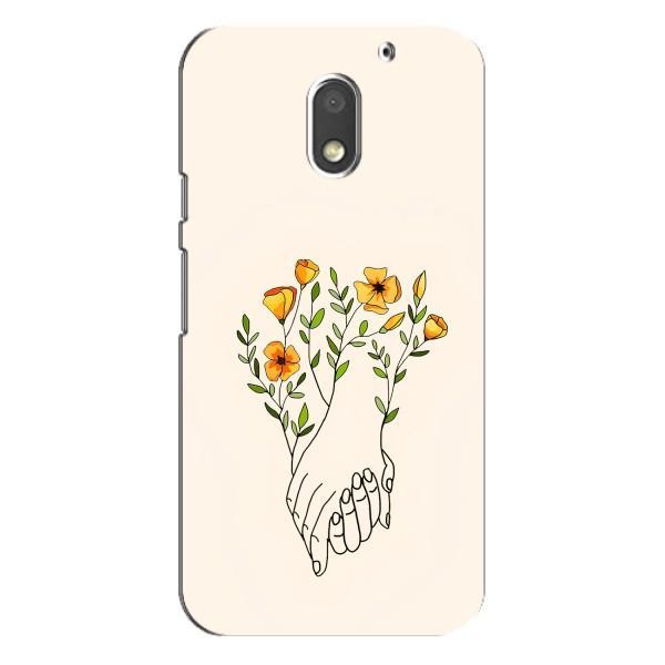 Чехлы для любимой на Моторола MOTO E3 (VPrint) – Руки любві