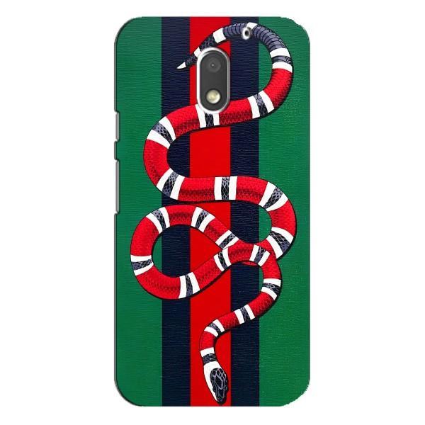 Чохли  GUCCI для Моторола MOTO E3 (AlphaPrint) – Gucci змія