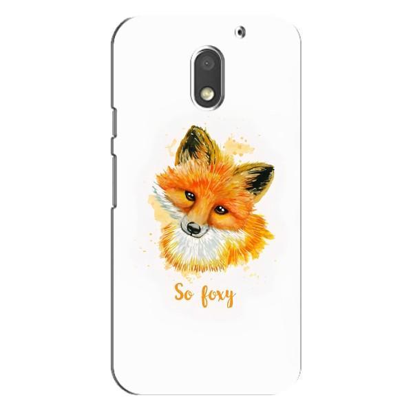 Чохли з картинкою Лисичка для Motorola MOTO E3 (VPrint) – Дівчинка Лиса