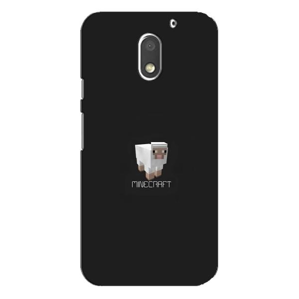 Чохол Майнкрафт на Motorola MOTO E3 (AlphaPrint) Minecraft – Овечка Майнкрафт