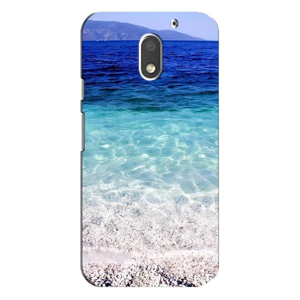 Силіконовий чохол з КАРТИНКАМИ літо для Motorola MOTO E3 (AlphaPrint) – Море