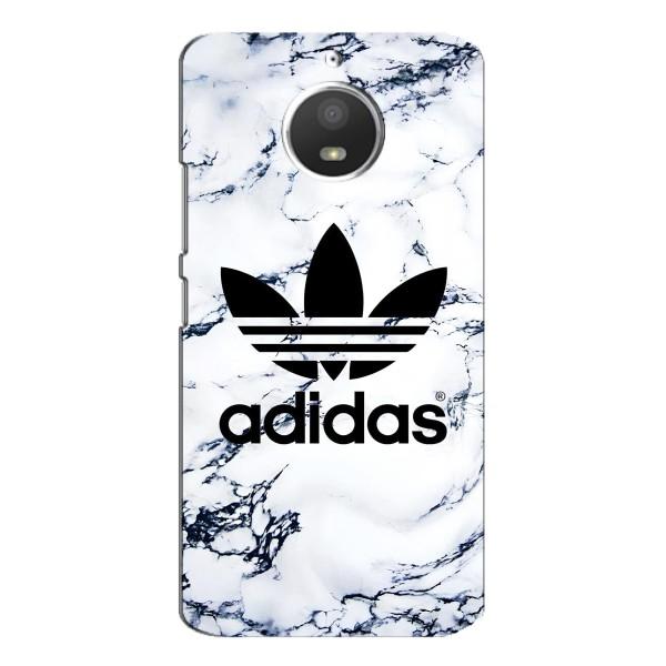 Чехлы Адидас для Motorola MOTO E4 (AlphaPrint) – Адидас на мраморе