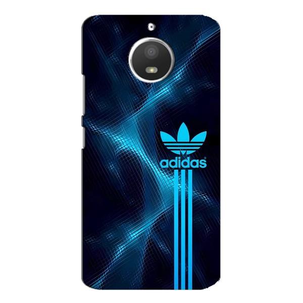 Чехлы Адидас для Motorola MOTO E4 (AlphaPrint) – Синий Адидас