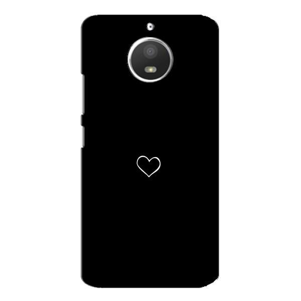 Чехлы для любимой на Моторола МОТО Е4 (VPrint) – Маленьке сердечко