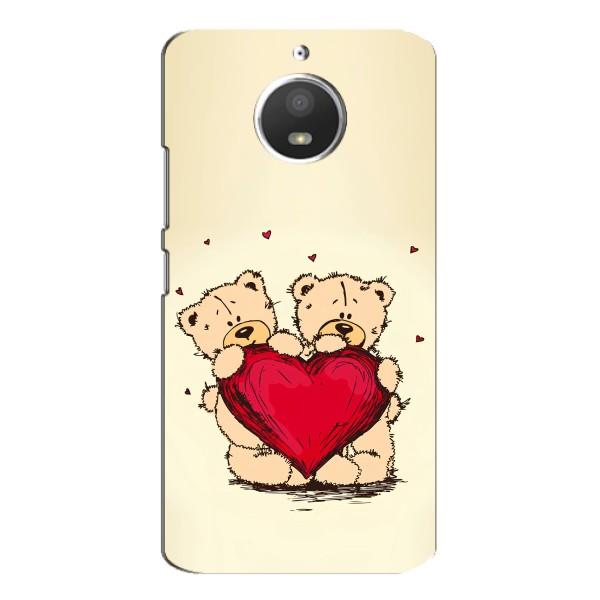 Чехлы для любимой на Моторола МОТО Е4 (VPrint) – Медвежата