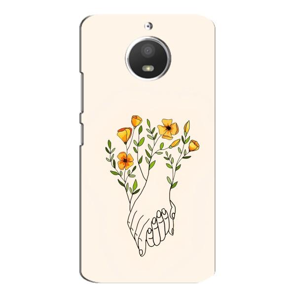 Чехлы для любимой на Моторола МОТО Е4 (VPrint) – Руки любві