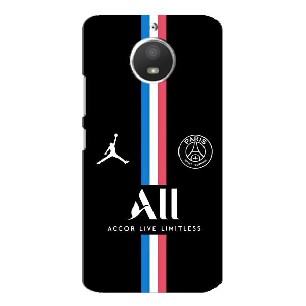 Чохли PSG для Motorola MOTO E4 (AlphaPrint) – футболка ПСЖ
