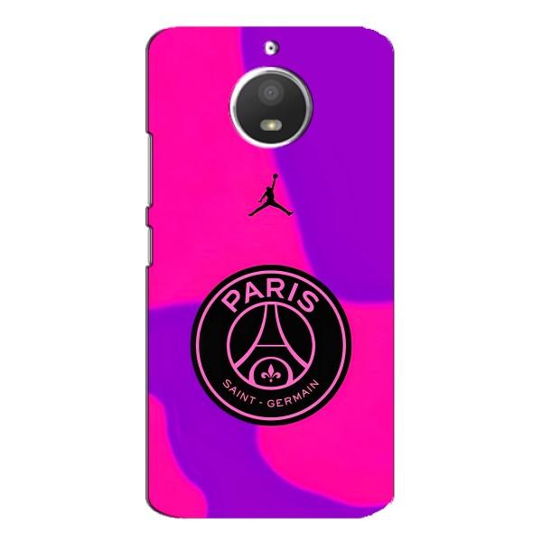 Чохли PSG для Motorola MOTO E4 (AlphaPrint) – яскравий ПСЖ