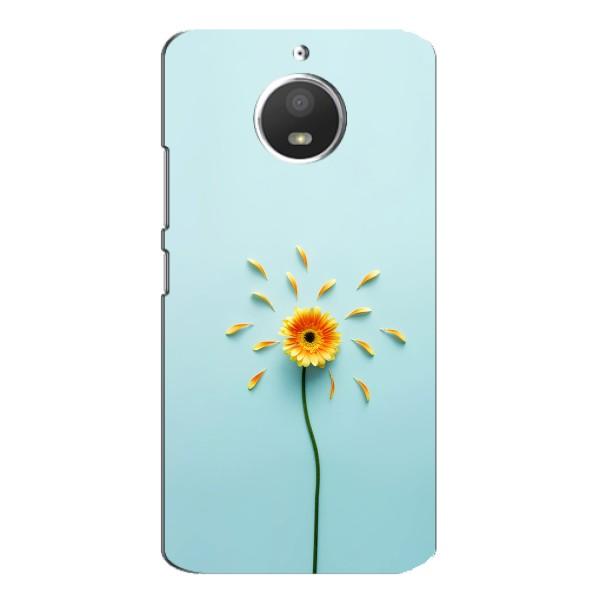 Чехлы с Цветами для Motorola MOTO E4 (VPrint) – Желтый цветок