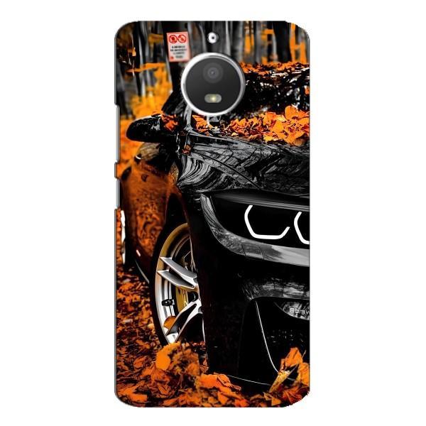 Чохли з Машинами на Моторола МОТО Е4 (VPrint) – Чорна Машина